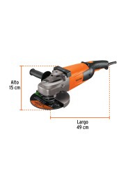 Esmeriladora angular 7", 2200W, TRUPER PRO