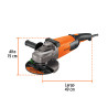 Esmeriladora angular 7", 2200W, TRUPER PRO