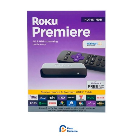ROKU PREMIERE 3920RW REPRODUCTOR STREAMING DE ENTRETENIMIENTO 4K Y HDR