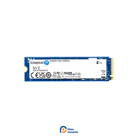 UNIDAD SSD KINGSTON NV3 2TB M.2 2280 NVMe 6000MB/S