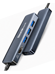 Hub Adaptador USB-C 5 en 1 UGREEN – HDMI 4K, Power Delivery 100W y USB 3.0