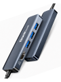 Hub Adaptador USB-C 5 en 1 UGREEN – HDMI 4K, Power Delivery 100W y USB 3.0