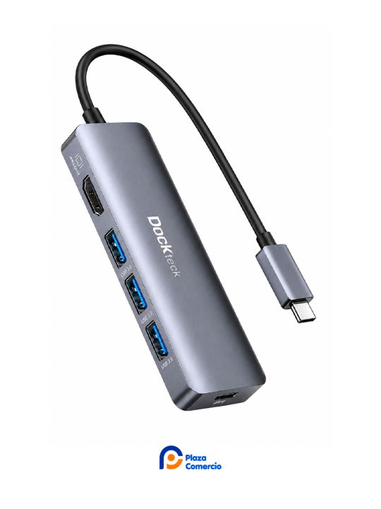 Hub Adaptador USB-C 5 en 1 UGREEN – HDMI 4K, Power Delivery 100W y USB 3.0