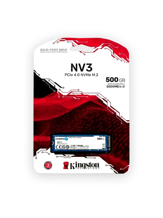 Kit SSD 500gb Kingston Nv3 + Gabinete Adata Ec680 | Plaza Comercio
