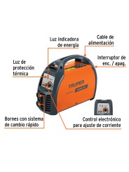 Soldadora inversora 100A, 127V, TRUPER