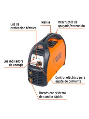 Soldadora inversora 130A, 127V, TRUPER