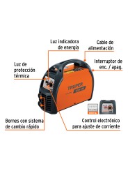 Soldadora inversora 160A, 220V, TRUPER