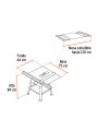 Sierra de mesa 10", 2-1/2 HP (1900 W), con base, Truper