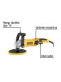 Pulidora velocidad variable 7" 1200W, c/accesorios, PRETUL