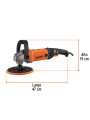 Pulidora velocidad variable 7", 1200W, TRUPER PRO
