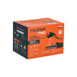 Lijadora roto orbital 5", 260W, TRUPER PRO