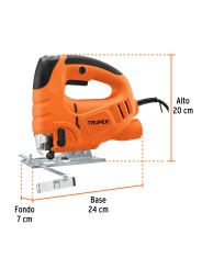 Sierra caladora 550W 4.5 A vel. variable, TRUPER PRO