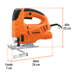 Sierra caladora 550W 4.5 A vel. variable, TRUPER PRO