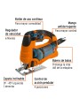Sierra caladora 550W 4.5 A vel. variable, TRUPER PRO