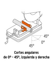 Tronzadora / cortadora de metales 14", 2200 W