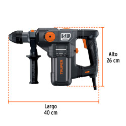 Rotomartillo SDS Plus 5 Joules, 1500W, TRUPER INDUSTRIAL