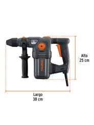 Rotomartillo SDS Plus 6 Joules, 1600W, TRUPER INDUSTRIAL