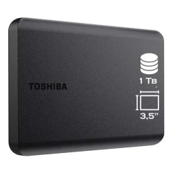 Disco Duro Externo Toshiba Canvio Basics Negro 1TB USB 3.0