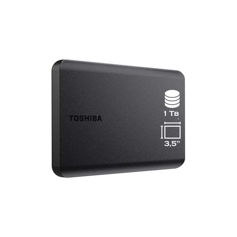 Disco Duro Externo Toshiba Canvio Basics Negro 1TB USB 3.0
