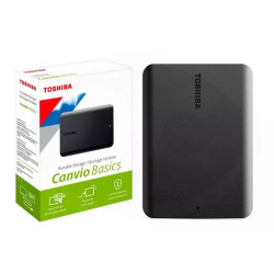 Disco Duro Externo Toshiba Canvio Basics Negro 1TB USB 3.0