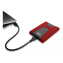 DISCO PORTATIL 2TB 2.5″ ANTI-SHOCK RUBBER USB 3.1 ROJO HD650