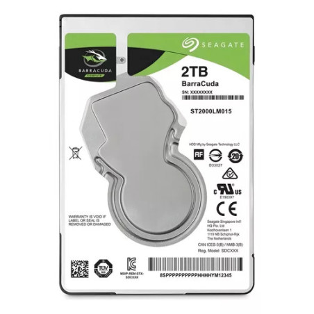 DISCO INTERNO 2TB 2.5″ FIRECUDA SSHD SATA 6Gb/s 7mm 64MB CACHE