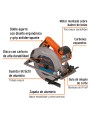 Sierra circular 7-1/4", 1750W, TRUPER PRO