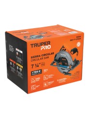 Sierra circular 7-1/4", 1750W, TRUPER PRO