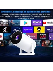 Proyector Profesional 4k Android 8000lm Led 1080p Hy300 Pro