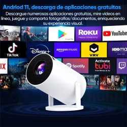 Proyector Profesional 4k Android 8000lm Led 1080p Hy300 Pro