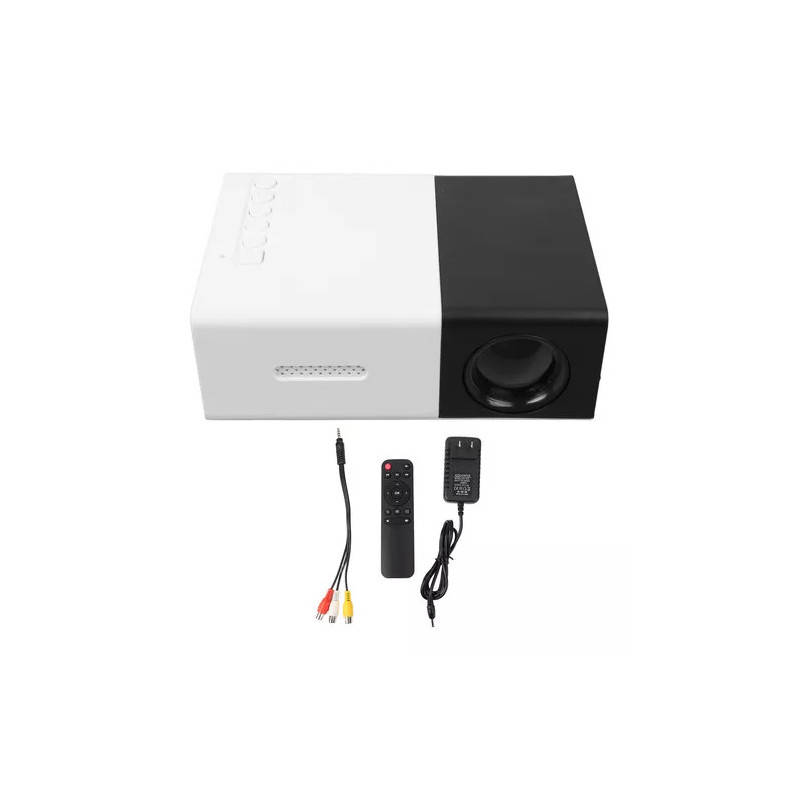 Mini proyector de TV portátil 4k 100157 color blanco