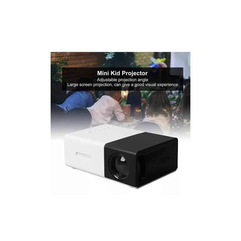 Mini proyector de TV portátil 4k 100157 color blanco