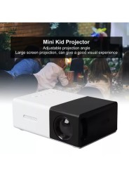 Mini proyector de TV portátil 4k 100157 color blanco