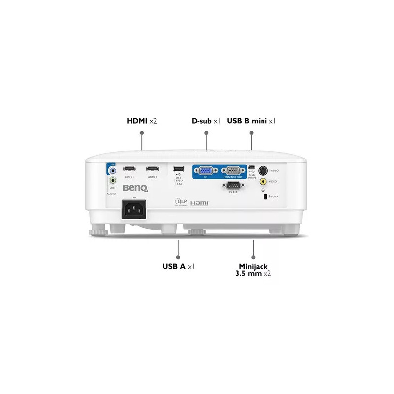 PROYECTOR BENQ MX560C DLP XGA 4000LM HDMI/VGA/USB/USM MINI