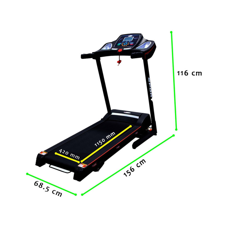 Caminadora profesional MKZ-CAMW668 plegable