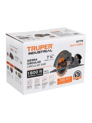 Sierra circular 7-1/4", 1800W, TRUPER INDUSTRIAL
