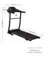 Caminadora semiprofesional x80alt plegable