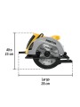 Sierra circular 7-1/4", 1200W, PRETUL