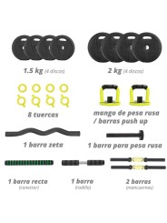 Set mancuernas de peso fijo