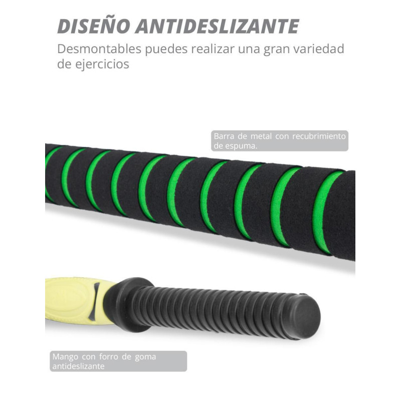 Set mancuernas de peso fijo