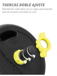 Set mancuernas de peso fijo