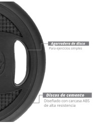 Set mancuernas de peso fijo