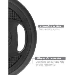 Set mancuernas de peso fijo