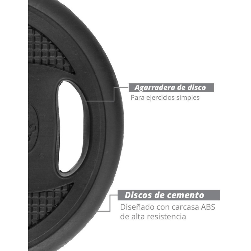 Set mancuernas de peso fijo