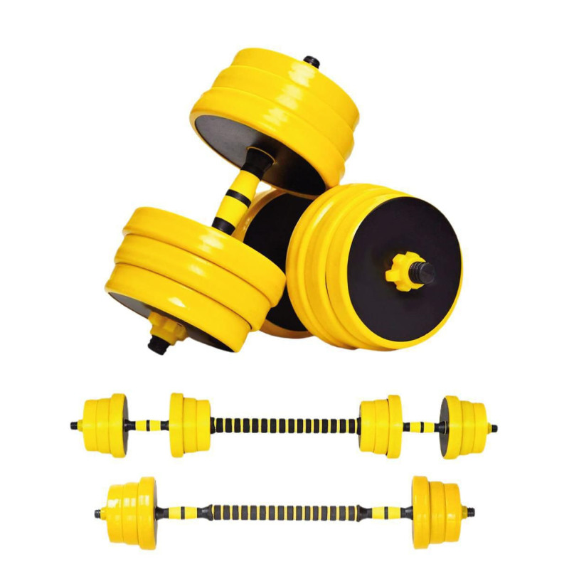 Set mancuernas de peso variable 20 kg 2 piezas