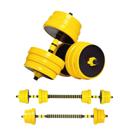 Set mancuernas de peso variable 20 kg 2 piezas