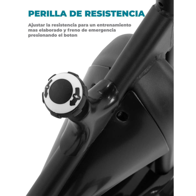 Bicicleta de spinning metal