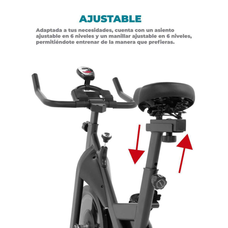 Bicicleta de spinning metal