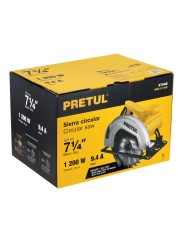 Sierra circular 7-1/4", 1200W, PRETUL
