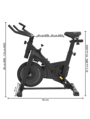 Bicicleta de spinning metal